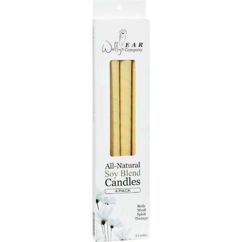 Wally's Ear Candles Plain Paraffin  4 Candles
