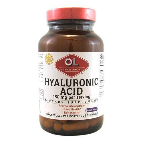 Olympian Labs Hyaluronic Acid with BioCell Collagen Type II (100 Capsules)