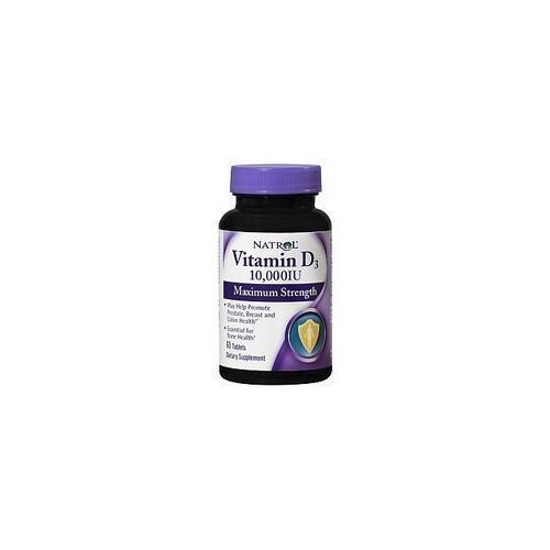 Natrol Vitamin D3, 10,000 IU (60 TAB)