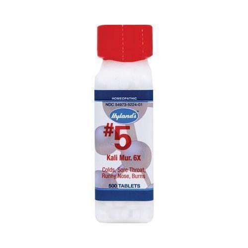 Hyland's Homeopathic Kali Muriaticum 6X #5 (1x500 Tab)