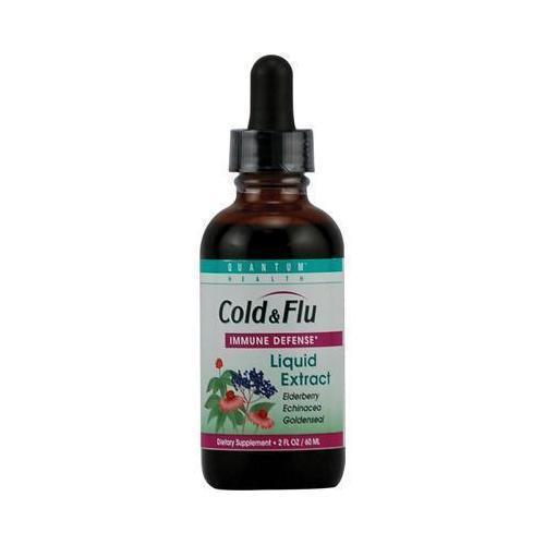 Quantum Health Cold & Flu Elderberry, Echinacea & Goldenseal Extract (1x2 Oz)