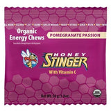 Honey Stinger Organic Pomegranate Passionfruit Chews  (12x1.8 OZ)
