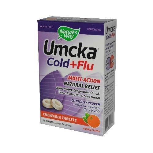 Nature's Way Orange Umcka C+F Chewbl (1x20TAB )