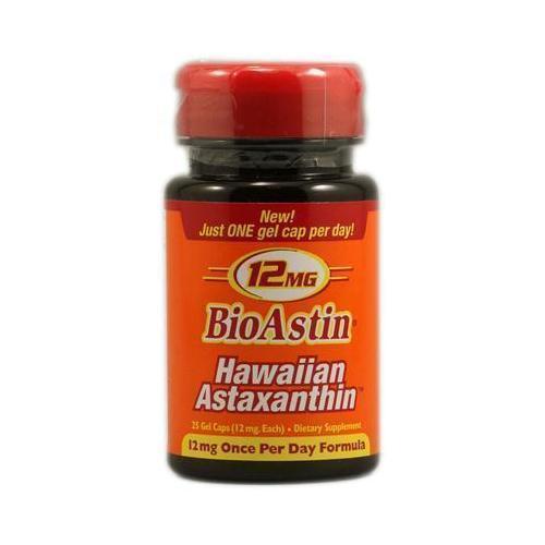 Nutrex Hawaii BioAstin Hawaiian Astaxanthin 12mg (1x25Sgel)