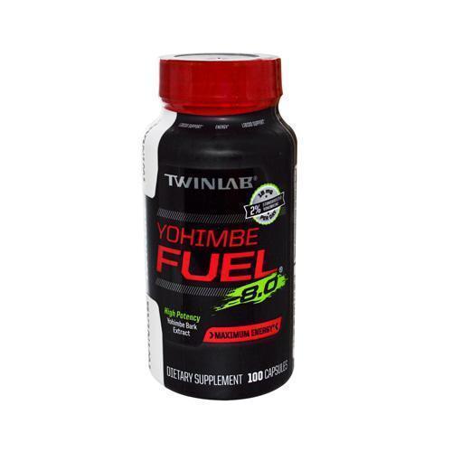 Twinlab Yohimbe Fuel 8.0 Maximum Energy 100 Caps