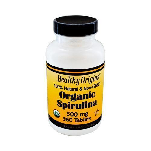 Healthy Origins Organic Spirulina 500 mg (1x360 Ct)