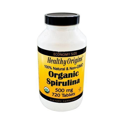 Healthy Origins Organic Spirulina 500 mg (1x720 Ct)