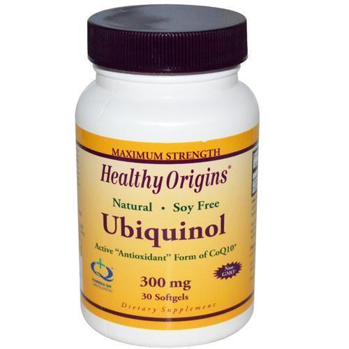 Healthy Origins Ubiquinol 300 mg (30 Softgels)