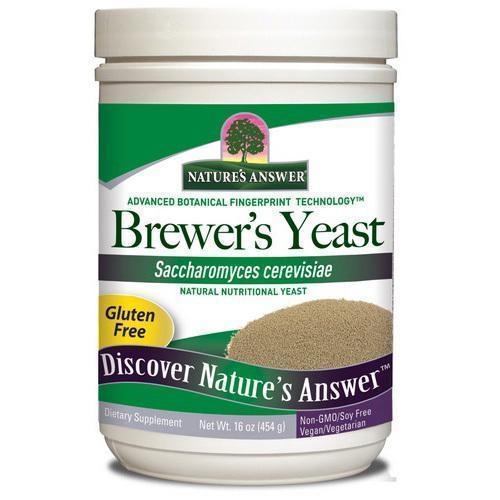 Nature's Answer Brewers Yeast Gluten Free 16 Oz