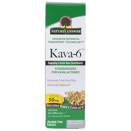 Nature's Answer Kava 6 Extract Alcohol Free 1 Oz