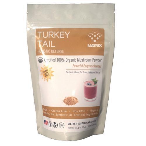 Mushroom Matrix Turkey Tail Organic Powder (1x3.57 Oz)