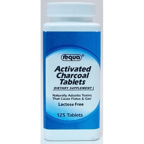 Requa Activated Charcoal 260 mg (100 Capsules)
