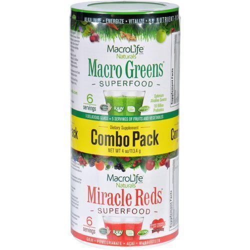 Macro Life Naturals Greens & Reds Combo Pack (4 OZ)