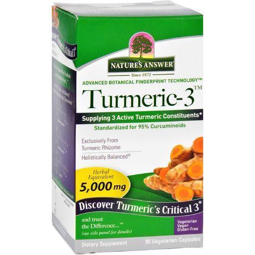 Natures Answer Turmeric 3  90 Vegetarian Capsules