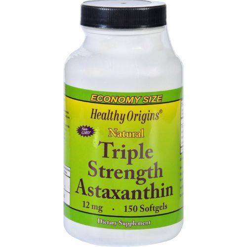 Healthy Origins Astaxanthin  Natural  Triple Strength  12 mg  150 Softgels