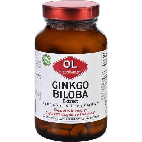 Olympian Labs Ginkgo Biloba  60 mg  120 Vegetarian Capsules