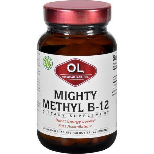 Olympian Labs Vitamin B 12  Mighty Methyl B 12  60 Tablets