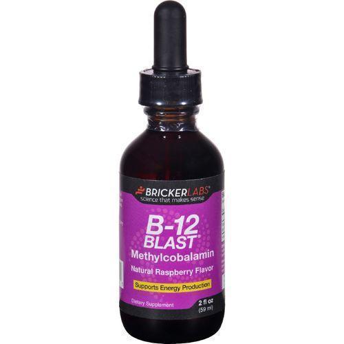 Bricker Labs B 12 Blast  Methylcobalamin  Natural Raspberry  2 oz