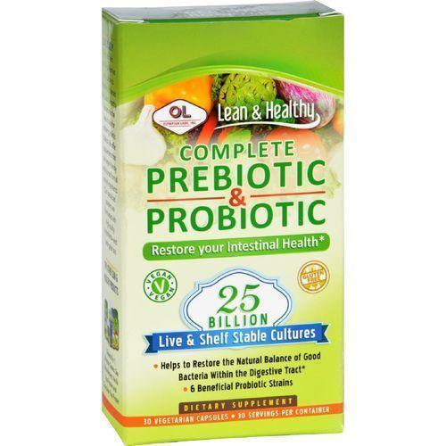 Olympian Labs Prebiotic and Probiotic  Complete  30 Vegetarian Capsules