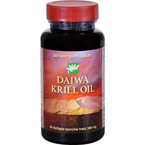 Daiwa Health Development Krill Oil  500 mg  60 Softgels