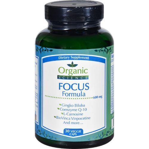 Organic Science Focus Formula  30 Veggie Caps