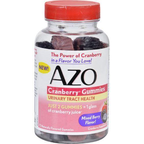 Azo Cranberry Gummies  72 Count