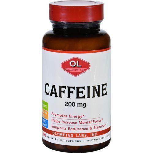 Olympian Labs Caffeine  200 mg  100 Tablets