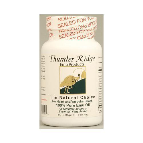 Thunder Ridge 100% Pure Emu Oil 750 mg (90 Softgels)