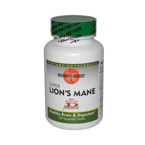 Mushroom Wisdom Super Lion's Mane (120 Vegetable Tablets)