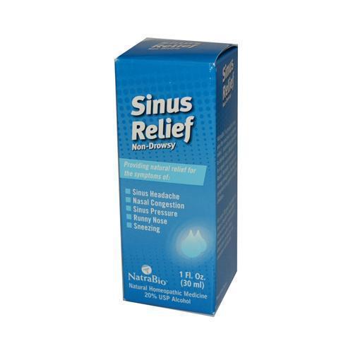 NatraBio Sinus Relief Non-Drowsy (1x1 fl oz)