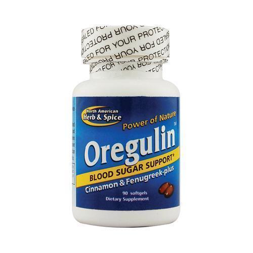 North American Herb and Spice Oregulin Blood Sugar Support (90 Capsules)