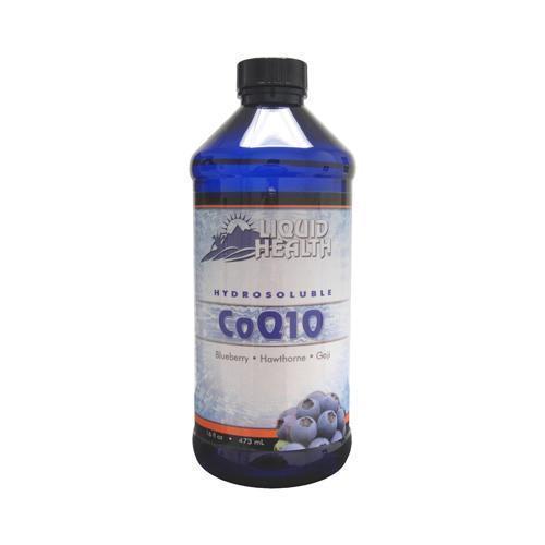 Liquid Health Hydrosoluble CoQ10 Blueberry Hawthorne and Goji (16 fl Oz)