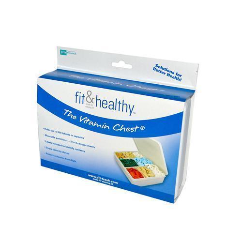 Fit and Healthy Vitamin Chest Organizer 1 Unit