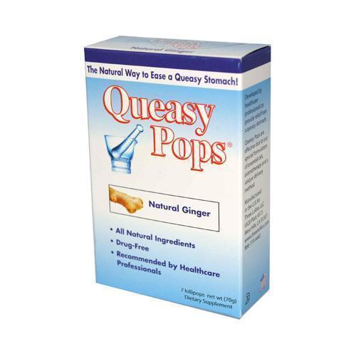 Three Lollies Queasy Pops Ginger 7 Pops