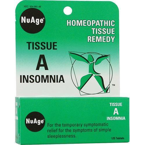 NuAge Labs Tissue A Insomnia (1x125 Tablets)