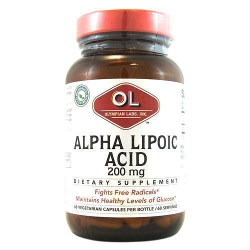 Olympian Labs Alpha Lipoic Coenzyme Q10 200 mg (60 Veg Capsules)