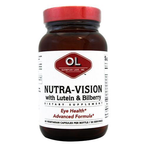 Olympian Labs Nutra-Vision Lutein and BiLberry (60 Veg Capsules)