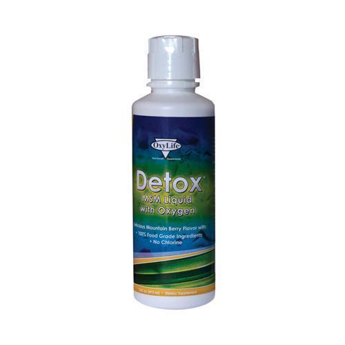 Oxylife Detox MSM Liquid with Oxygen (16 fl Oz)