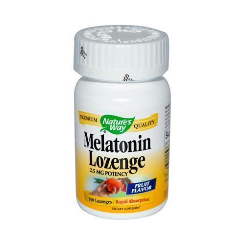 Nature's Way Melatonin Lozenge Fruit 2.5 mg (1x100 Lozenges)