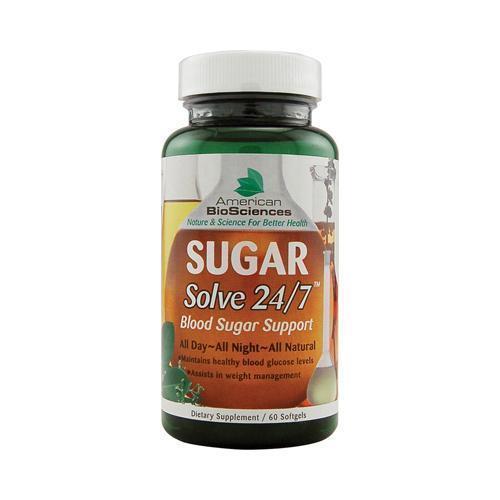 American Bio-Sciences SUGAR Solve 24-7 (60 Softgels)