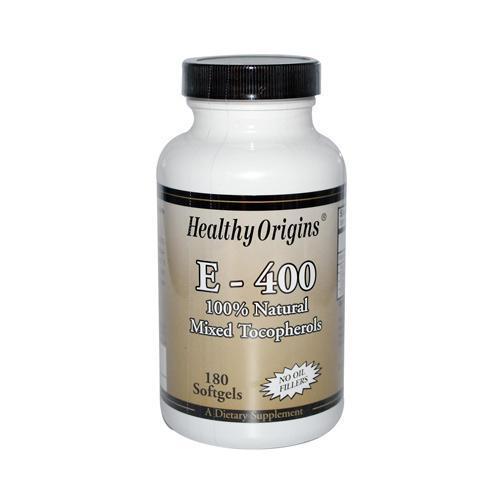 Healthy Origins E-400 400 IU (180 Softgels)