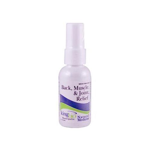 King Bio Homeopathic Back Neck Muscle and Joint Relief (1x2 fl Oz)