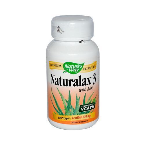 Nature's Way Naturalax 3 with Aloe (100 Veg Capsules)