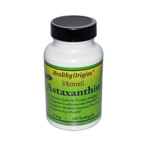 Healthy Origins Astaxanthin 4 mg (60 Softgels)