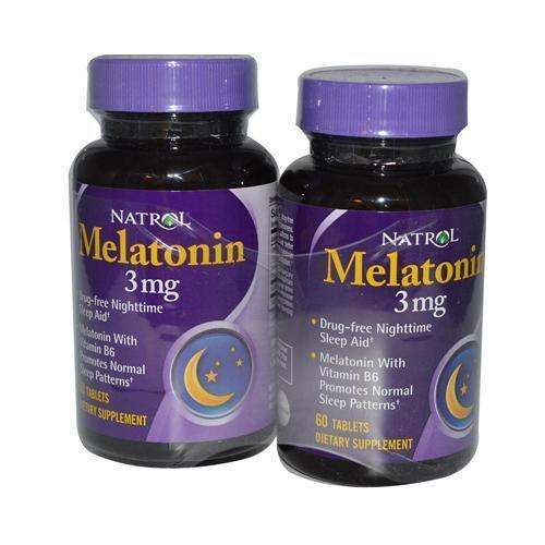 Natrol Melatonin Twin Pack 3 mg (1x60 Tablets)