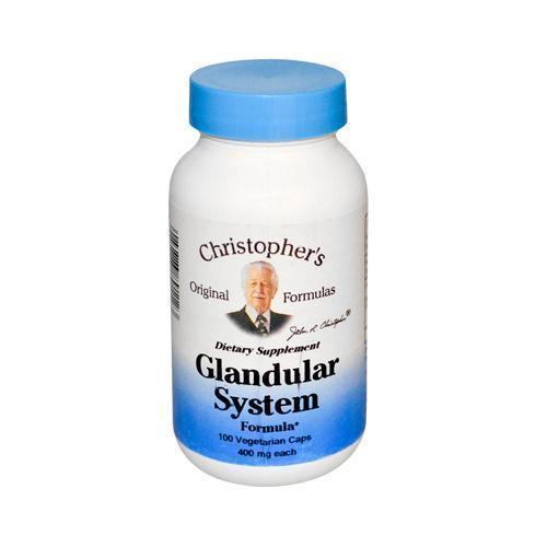 Dr. Christopher's Glandular System 440 mg (100 Veg Capsules)