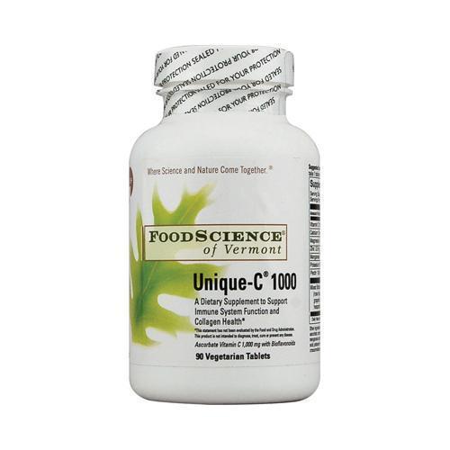 FoodScience of Vermont Unique-C 1000 (1x90 Veg Tablets)