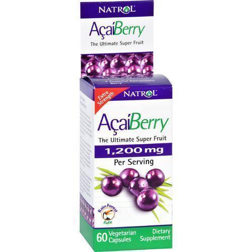 Natrol AcaiBerry Extra Strength  1200 mg  60 Vegetarian Capsules