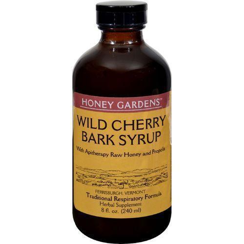 Honey Gardens Apiaries Honey Wild Cherry Bark Syrup  8 fl oz