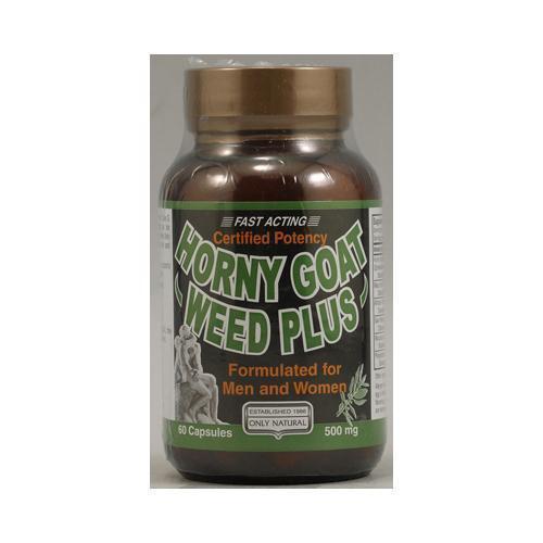 Only Natural Horny Goat Weed Plus 500 mg (60 Capsules)